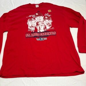 Vintage Alstyle MLB St Louis Cardinals 2006 World Series Long Sleeve Shirt 2XL